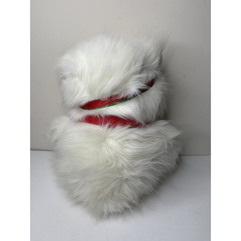 Vtg 1987 Santa Bear Mrs. Santa Bear Fluffy Long Hair Stuffed Plush Dayton Hudson - Picture 3 of 8